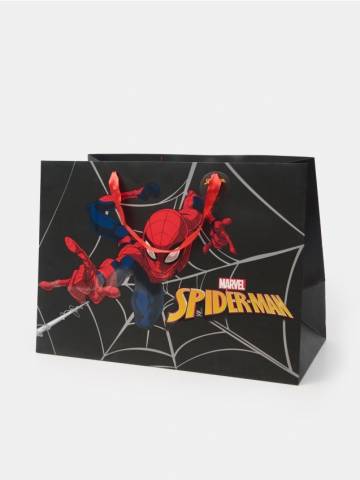 Подарунковий пакет Spider-Man - чорний Подарунковий пакет Spider-Man - чорний