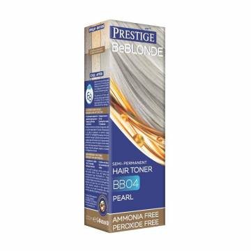 Безаммиачный оттеночный бальзам для волос Vips Prestige BeBlond Semi-Permanent Hair Toner BB04 Pearl, 100 мл Безаммиачный оттеночный бальзам для волос Vips Prestige BeBlond Semi-Permanent Hair Toner BB04 Pearl, 100 мл