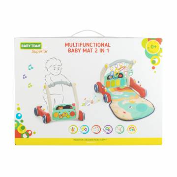 Детский многофункциональный коврик 2 в 1 Baby Team от рождения (8590) Детский многофункциональный коврик 2 в 1 Baby Team от рождения (8590)