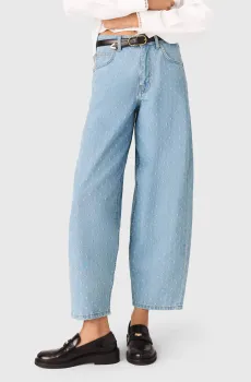 Женские голубые джинсы Голубой 36 MAJE MFPJE00778_Blue Sky