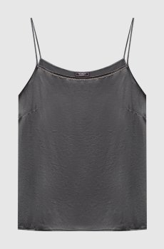 Зеленый топ с цепочкой мониль