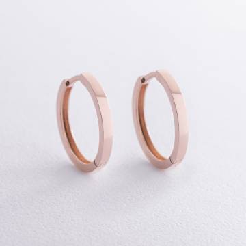 Золотые серьги - кольца с07566 Золотые серьги - кольца с07566