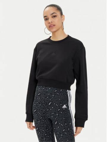 adidas Світшот ALL SZN Fleece IW1225 Чорний Regular Fit adidas Світшот ALL SZN Fleece IW1225 Чорний Regular Fit