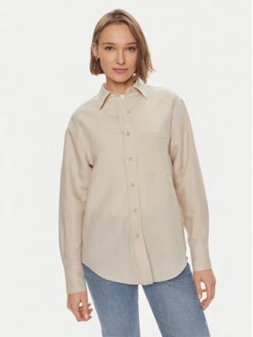 Calvin Klein Сорочка K20K206694 Бежевий Relaxed Fit Calvin Klein Сорочка K20K206694 Бежевий Relaxed Fit
