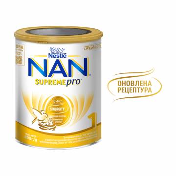 Сухая смесь NAN 1 SUPREME PRO с 6 олигосахаридами и двойным пробиотиком для питания детей от рождения, 800 г Сухая смесь NAN 1 SUPREME PRO с 6 олигосахаридами и двойным пробиотиком для питания детей от рождения, 800 г