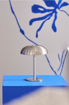 Лампа настільна - срібний