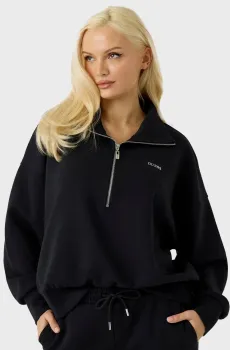 Женская черная спортивная кофта Черный S Guess V6YQ25.K4801;JBLK