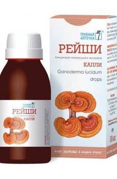Рейши ФітоБіоТехнології Ganoderma Lucudum Drops Грибная аптечка в каплях, 100 мл