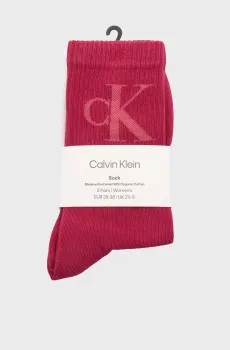 Женские носки (2 пары) MONOGRAM Разноцветный 39-42 Calvin Klein 701228811