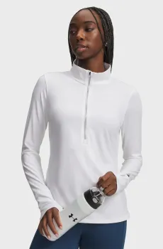 Женская белая спортивная кофта UA Launch Pro Half Zip Белый L Under Armour 1379349-100