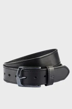 Мужской черный кожаный ремень Черный XL Camel Active 402010-9B01-09