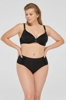 Женские черные трусики от купальника Черный 46 MARC&ANDRE L1829-ZP-HRS-N