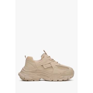 Кросівки шкіряні бежеві ES8 ER00115759