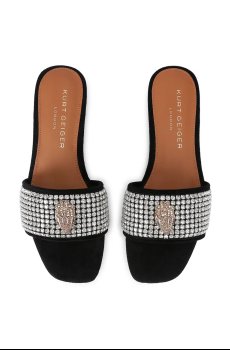 Кожаные шлепанцы Kurt Geiger London Kensington C Flat Sandal