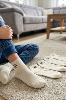 Шкарпетки, 5 пар - білий