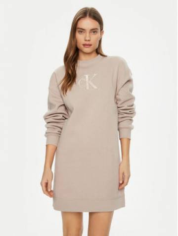 Calvin Klein Jeans Трикотажна сукня J20J224834 Сірий Relaxed Fit Calvin Klein Jeans Трикотажна сукня J20J224834 Сірий Relaxed Fit