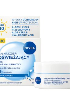 Освежающий дневной крем NIVEA SPF 30 для нормальной кожи лица, с алоэ вера и гиалуроновой кислотой, 50 мл
