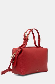 Кожаная сумочка Furla Double Mini Boston Bag