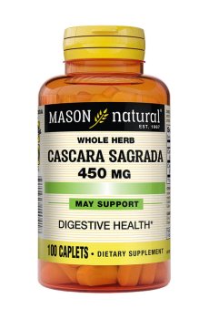 Каскара саграда Mason Natural Cascara Sagrada 450 мг, 100 капсул