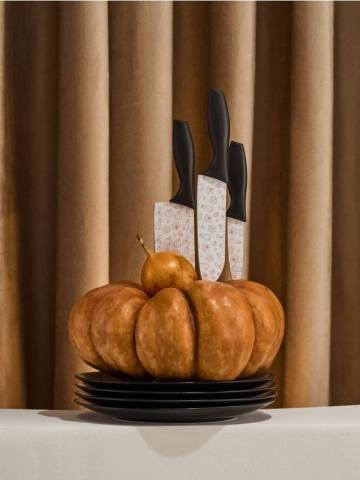 Ножі кухонні, 3 шт. - різнобарвний