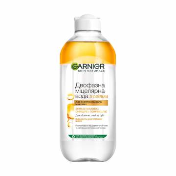 Мицеллярная вода Garnier Skin Naturals для снятия стойкого макияжа, с маслами, 400 мл Мицеллярная вода Garnier Skin Naturals для снятия стойкого макияжа, с маслами, 400 мл