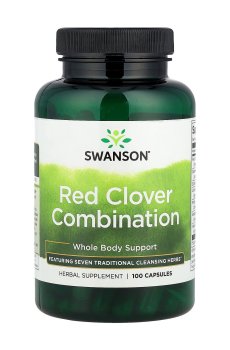 Красный клевер Swanson Red Clover Combination, 100 капсул