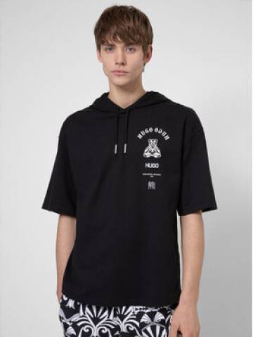 Hugo Світшот Dempura 50446439 Чорний Loose Fit Hugo Світшот Dempura 50446439 Чорний Loose Fit