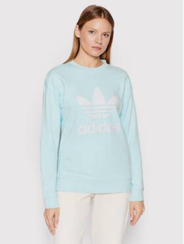 adidas Світшот Treofil Crew HL6678 Голубий Regular Fit adidas Світшот Treofil Crew HL6678 Голубий Regular Fit