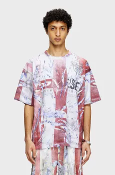 Мужская футболка T-BOXT-R14 Разноцветный S Diesel A19648 0HGBY