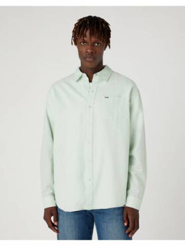 Wrangler Сорочка W5D6LOX6U 112330800 Бірюзовий Relaxed Fit Wrangler Сорочка W5D6LOX6U 112330800 Бірюзовий Relaxed Fit