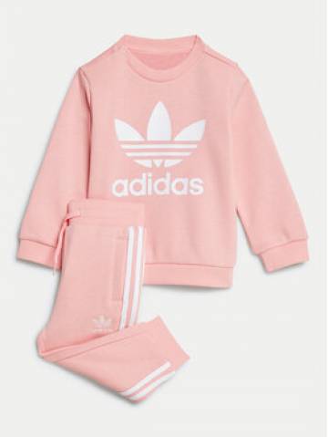 adidas Спортивний костюм JC6508 Рожевий Regular Fit adidas Спортивний костюм JC6508 Рожевий Regular Fit