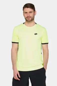 Мужская желтая футболка TOP TEN III TEE PL Желтый S Lotto 215445/1D2