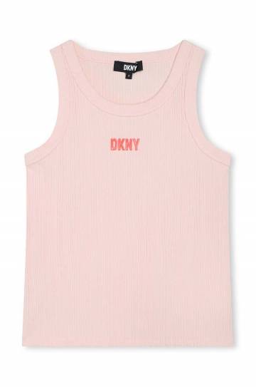 Детский топ Dkny цвет розовый