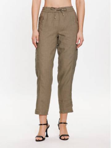 Olsen Штани з тканини 14002059 Хакі Regular Fit Olsen Штани з тканини 14002059 Хакі Regular Fit