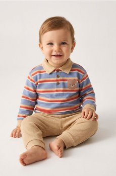 Комплект із світшота та штанів - різнобарвний