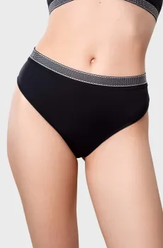 Женские черные трусики Черный M brabrabra SLZ27402121