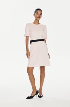 Reserved - Сукня с бантиком - пастельний рожевий - 205IT-03X