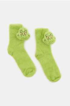 Шкарпетки Grinch - жовто-зелений