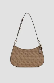 Женская бежевая сумка с узором Бежевый ONESIZE Guess HWBG96.72180;LGW