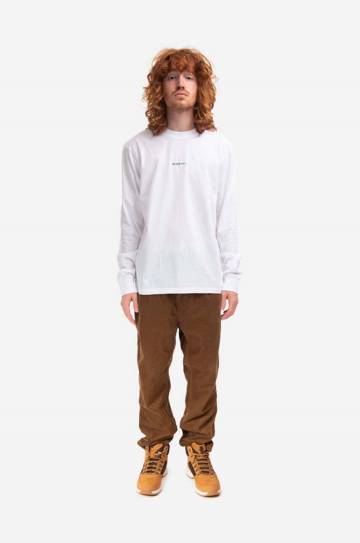 Хлопковый лонгслив Han Kjøbenhavn Casual Tee Long Sleeve цвет белый однотонный M.132072-WHITE Хлопковый лонгслив Han Kjøbenhavn Casual Tee Long Sleeve цвет белый однотонный M.132072-WHITE
