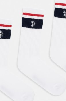 Носки U.S. Polo Assn. BRAND STRIPE SPORTS 3 шт