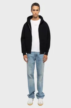 Мужское черное кашемировое худи Черный L ZADIG&VOLTAIRE JMSS01377_BLACK