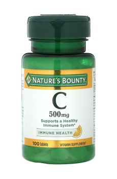 Витамин C Natures Bounty Vitamin C 500 мг, 100 таблеток