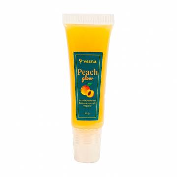 Увлажняющий бальзам для губ Vesna Peach Glow со вкусом персика, 10 г Увлажняющий бальзам для губ Vesna Peach Glow со вкусом персика, 10 г