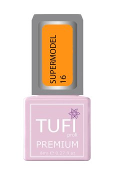Уценка! Гель-лак для ногтей Tufi Profi Premium Supermodel 16 Адриана неоновый, 8 мл