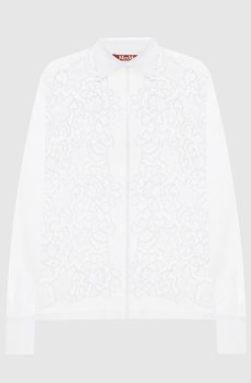 Белая рубашка CALI из рамы с вышивкой