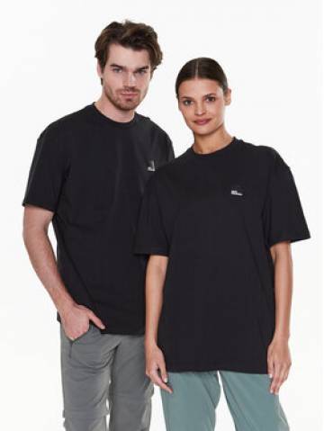 Jack Wolfskin Технічна футболка Unisex Eschenheimer 1809091 Чорний Regular Fit Jack Wolfskin Технічна футболка Unisex Eschenheimer 1809091 Чорний Regular Fit