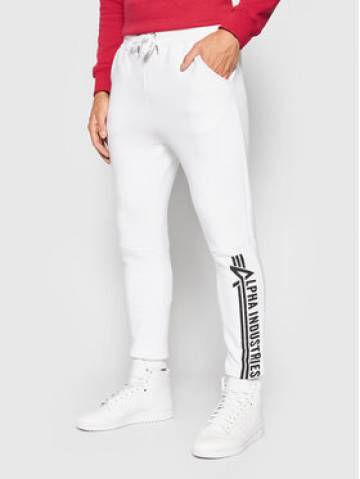 Alpha Industries Спортивні штани Jogger 118364 Білий Regular Fit Alpha Industries Спортивні штани Jogger 118364 Білий Regular Fit