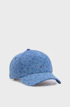 Женская синяя кепка с узором MONOGRAM Синий ONESIZE Tommy Hilfiger AW0AW18577