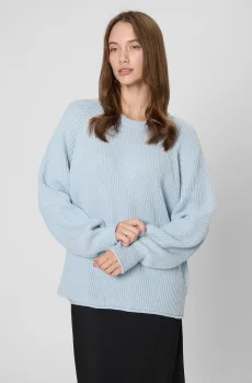 Женский голубой свитер WKS094 Голубой S PRPY PWKNIGOK0054
